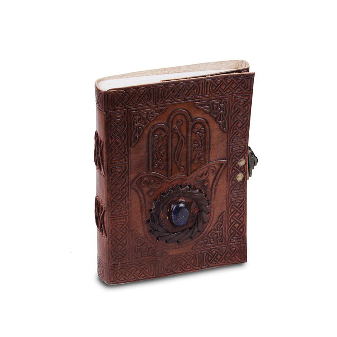 Exquisite Blue Topaz Notebook - Elegant Gemstone-inspired Journal for Your Thoughts | 7H x 5W in