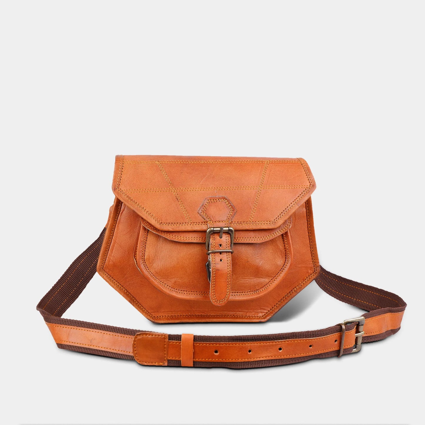 Camden Cityscape Women's Crossbody Satchel Leather Bag