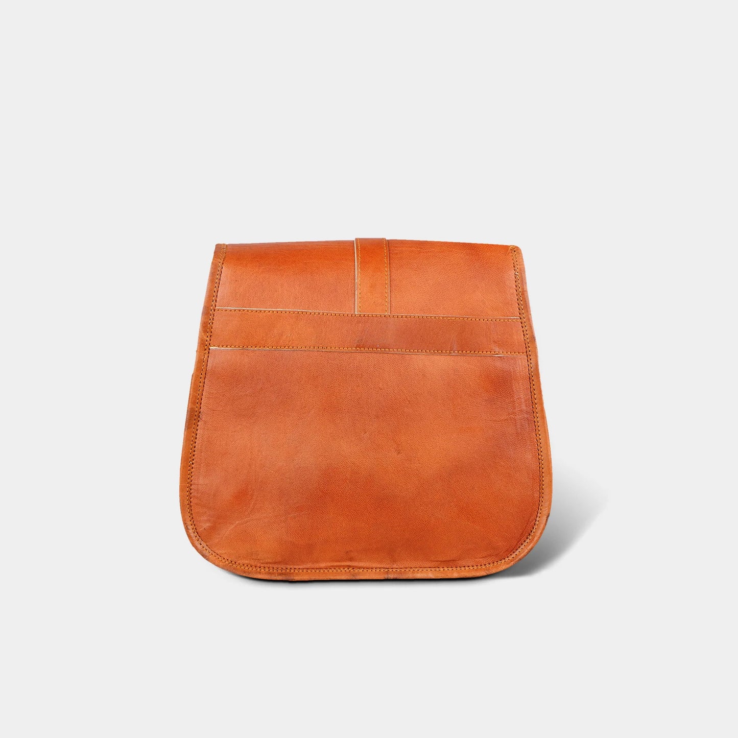 Real Leather Woman's Cross Body Satchel Bag