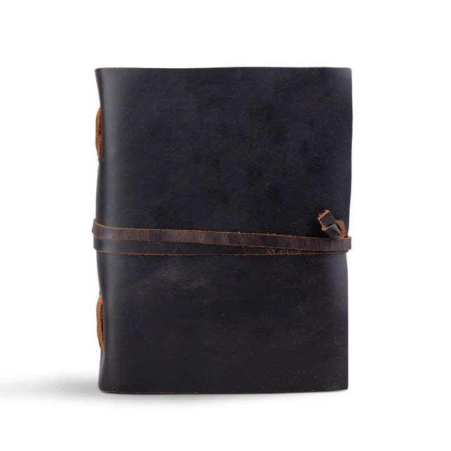 Heritage Scroll Leather Diary Leather Journal