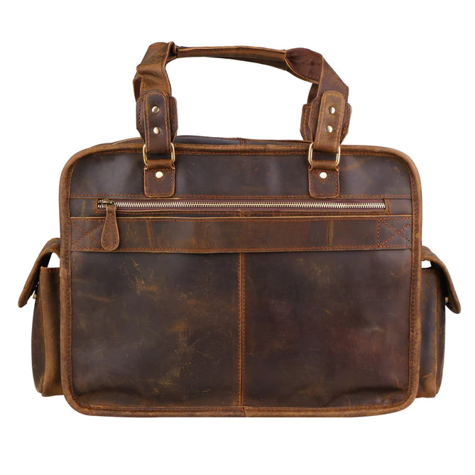 Professional Dryden Business Briefcase Leather messenger bag