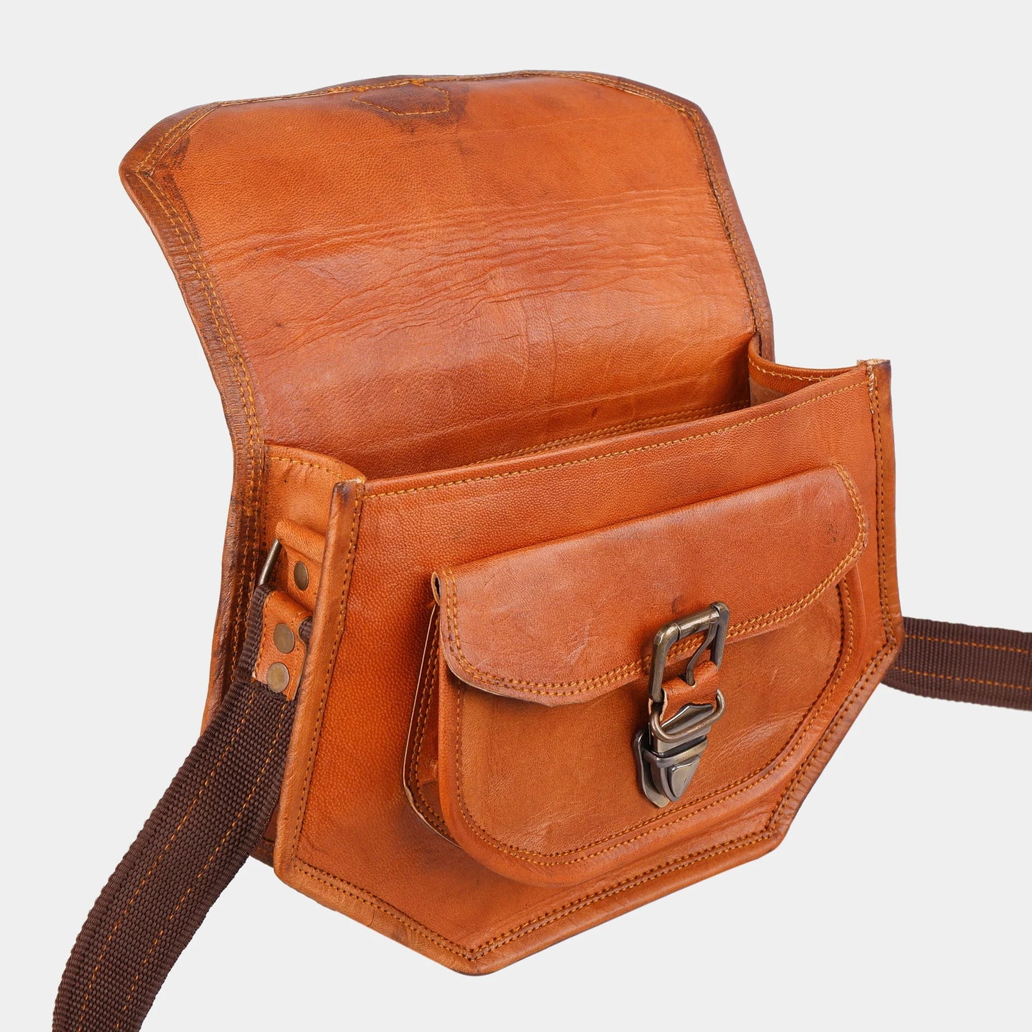 Camden Cityscape Women's Crossbody Satchel Leather Bag