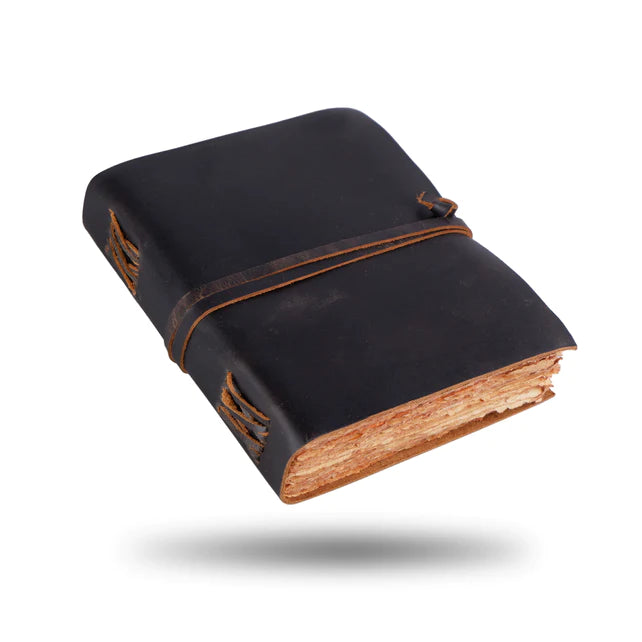 Heritage Scroll Leather Diary Leather Journal