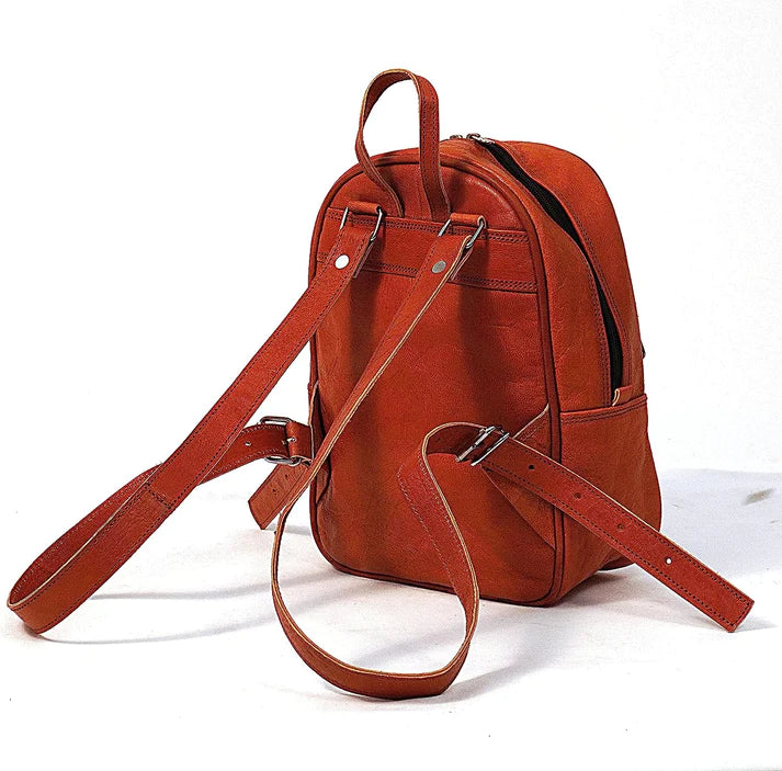 11 inch Small Handmade leather backpack Genuine Leather iPad/Tablet Vintage and stylish bag, Messenger Bag and stylish For 10.5 inch iPad Pro for Women & Men - Gift for Him Her