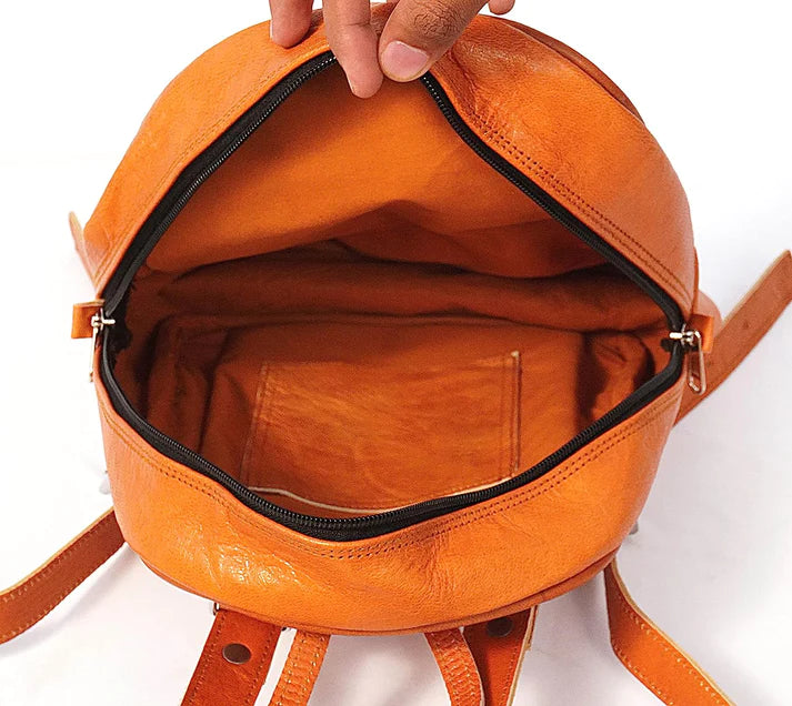 11 inch Small Handmade leather backpack Genuine Leather iPad/Tablet Vintage and stylish bag, Messenger Bag and stylish For 10.5 inch iPad Pro for Women & Men - Gift for Him Her