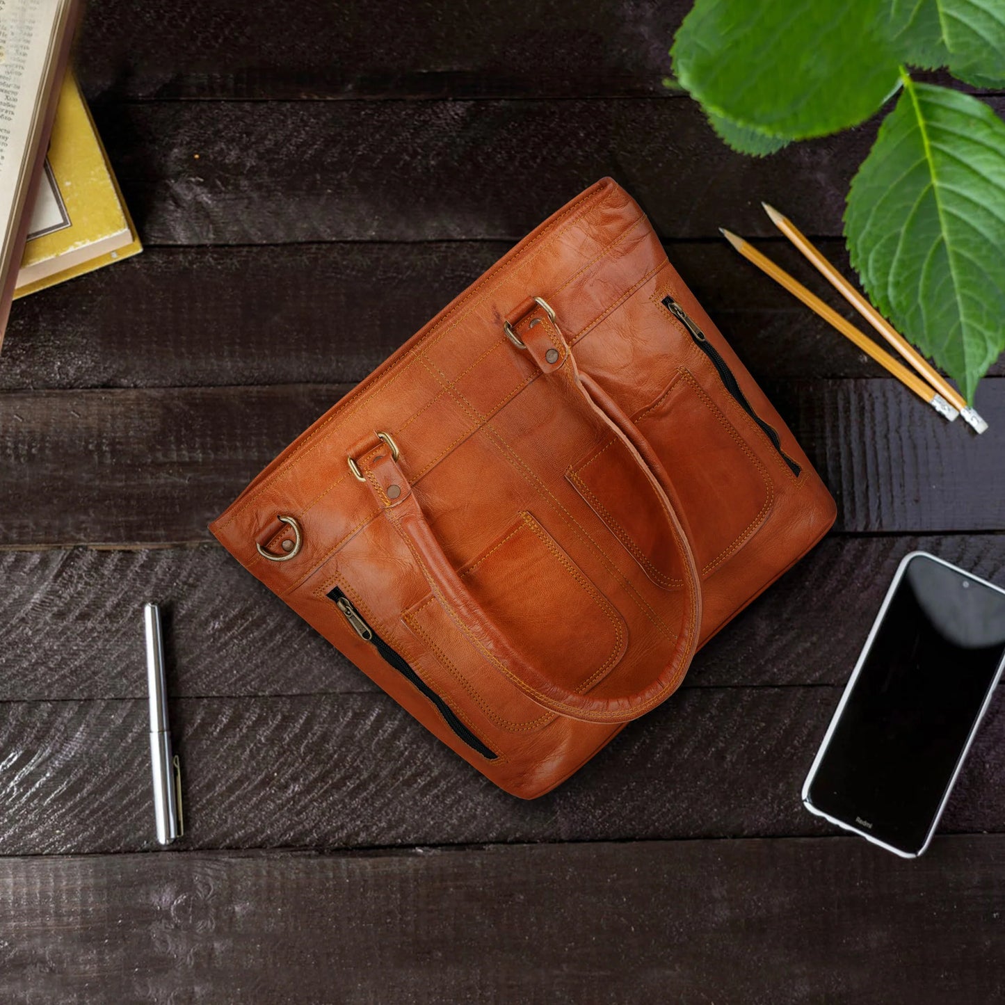 Copeland Real Leather Ladies Handbag Tote Bag