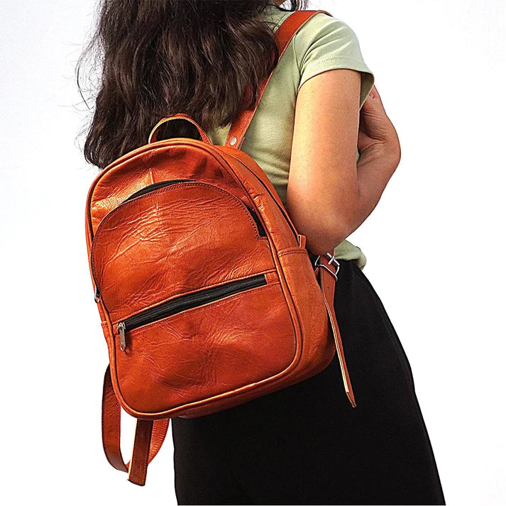 11 inch Small Handmade leather backpack Genuine Leather iPad/Tablet Vintage and stylish bag, Messenger Bag and stylish For 10.5 inch iPad Pro for Women & Men - Gift for Him Her