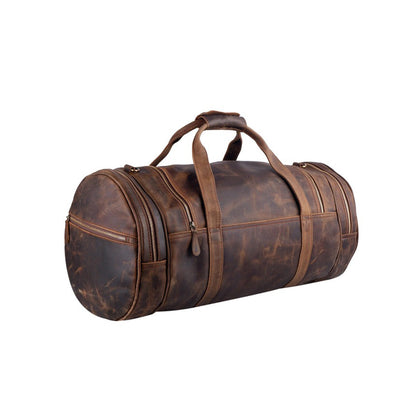 Signature Carter Texture Bag Leather Duffle bag for both men and women