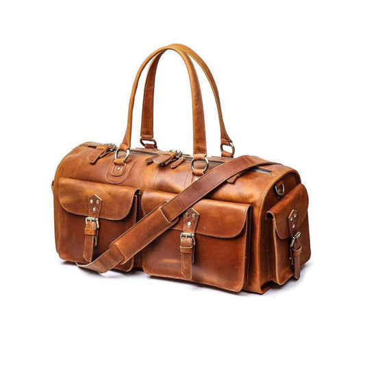 The Fenrich Voyager Duffel Bag Leather Duffle Bag