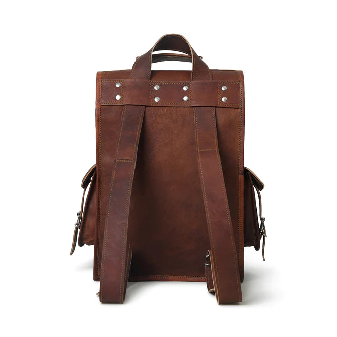 TerraTrek Convertible Backpack - Pre-Historic Edition leather backpack for men and women