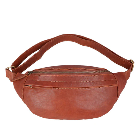 Versatile Leather Fanny Pack: Unisex Fashion for All Leather Sling Bag