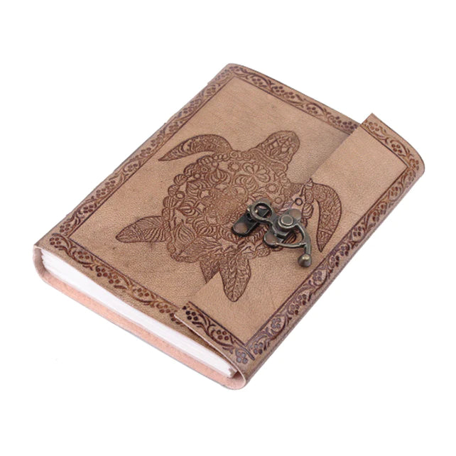 Turtle Trails: Your Journey in Pages Leather Vintage Journal