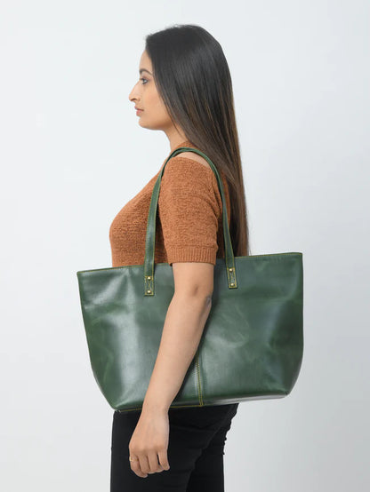 The Kim Tote Bag - Green