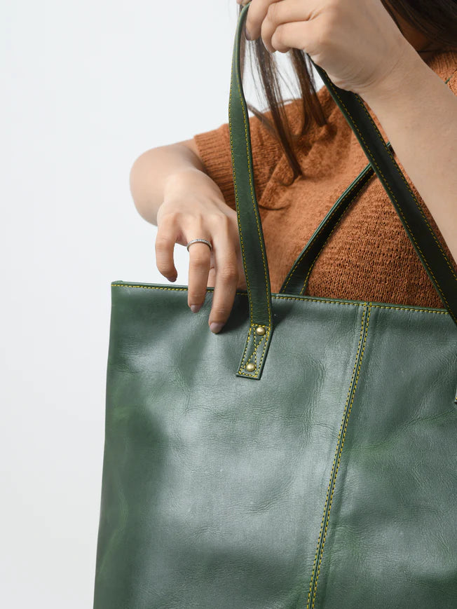 The Kim Tote Bag - Green