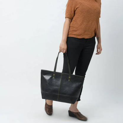 The Kim Tote Bag - Black