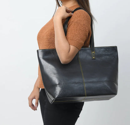 The Kim Tote Bag - Black