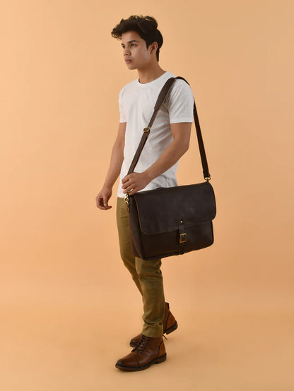 Luxury Bound Messenger Leather Bag Messenger bag for men