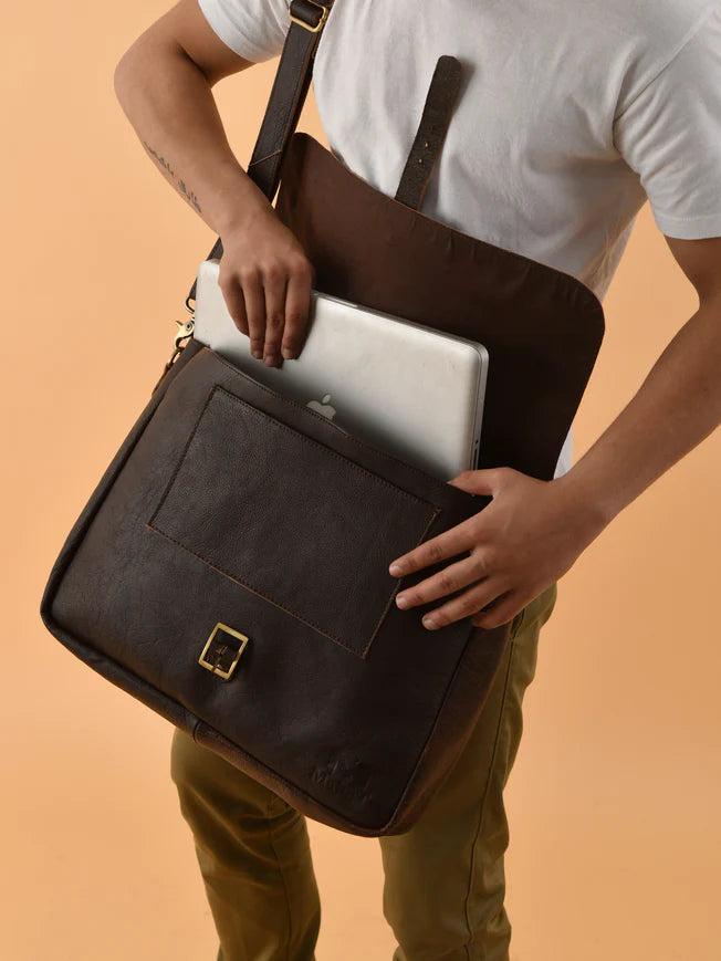 Luxury Bound Messenger Leather Bag Messenger bag for men