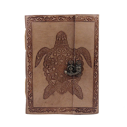 Turtle Trails: Your Journey in Pages Leather Vintage Journal