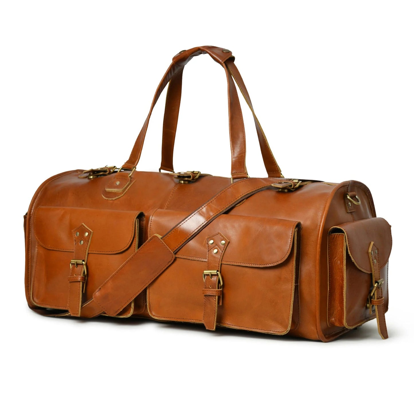 The Fenrich Voyager Duffel Bag Leather Duffle Bag