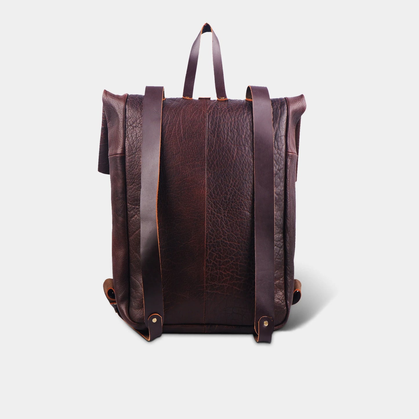 Rugged Minimalism Buffalo Leather Backpack