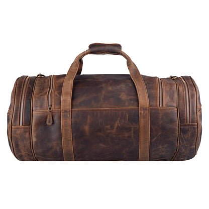 Signature Carter Texture Bag Leather Duffle bag for both men and women