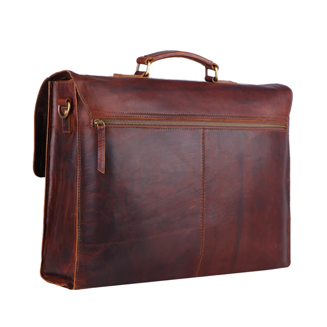 Versatile Branson Attache Case Leather messenger bag