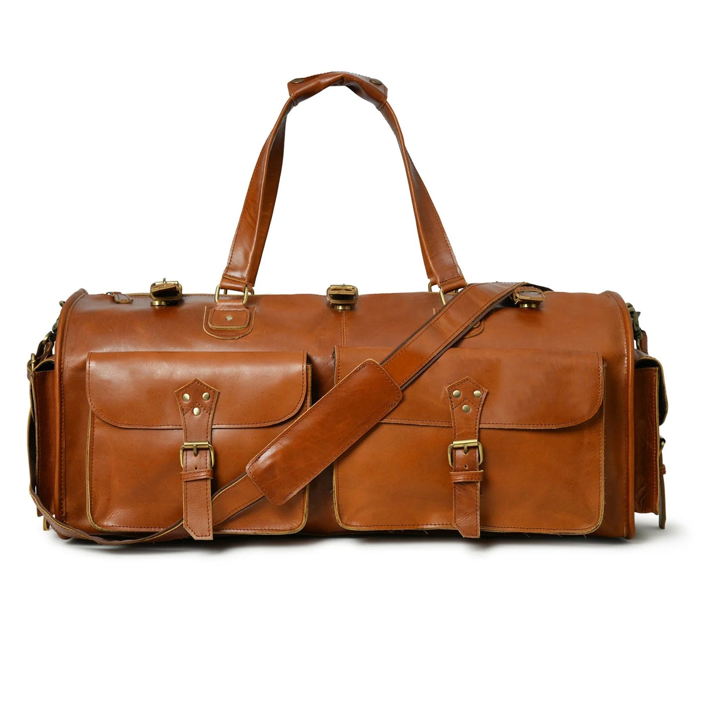 The Fenrich Voyager Duffel Bag Leather Duffle Bag