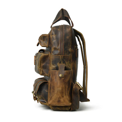 Golden Rush Agitator Backpack Leather backpack