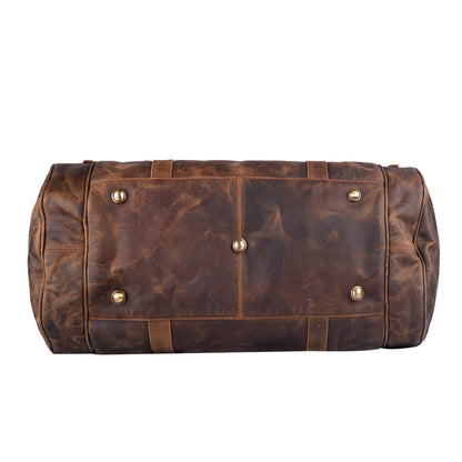 Signature Carter Texture Bag Leather Duffle bag for both men and women