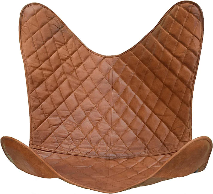 Leather Butterfly Chair - Living Room, Bed Room Furniture/Genuine Leather Chair/Butterfly Chair/Leather Furniture/Home & Living Chair