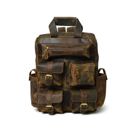 Golden Rush Agitator Backpack Leather backpack