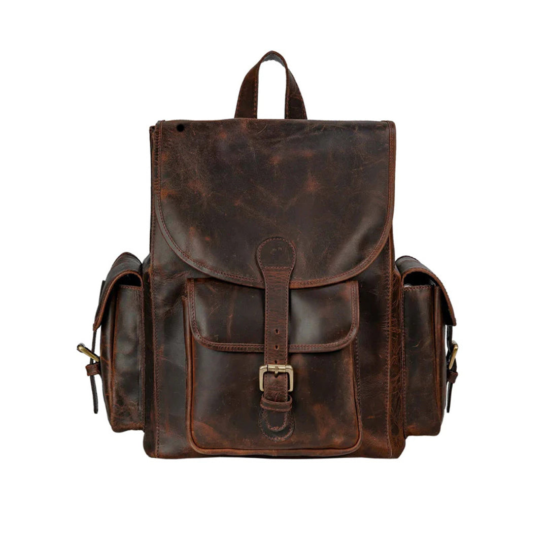 Buffed Outlaw Chapman Backpack leather backpack for both men and women