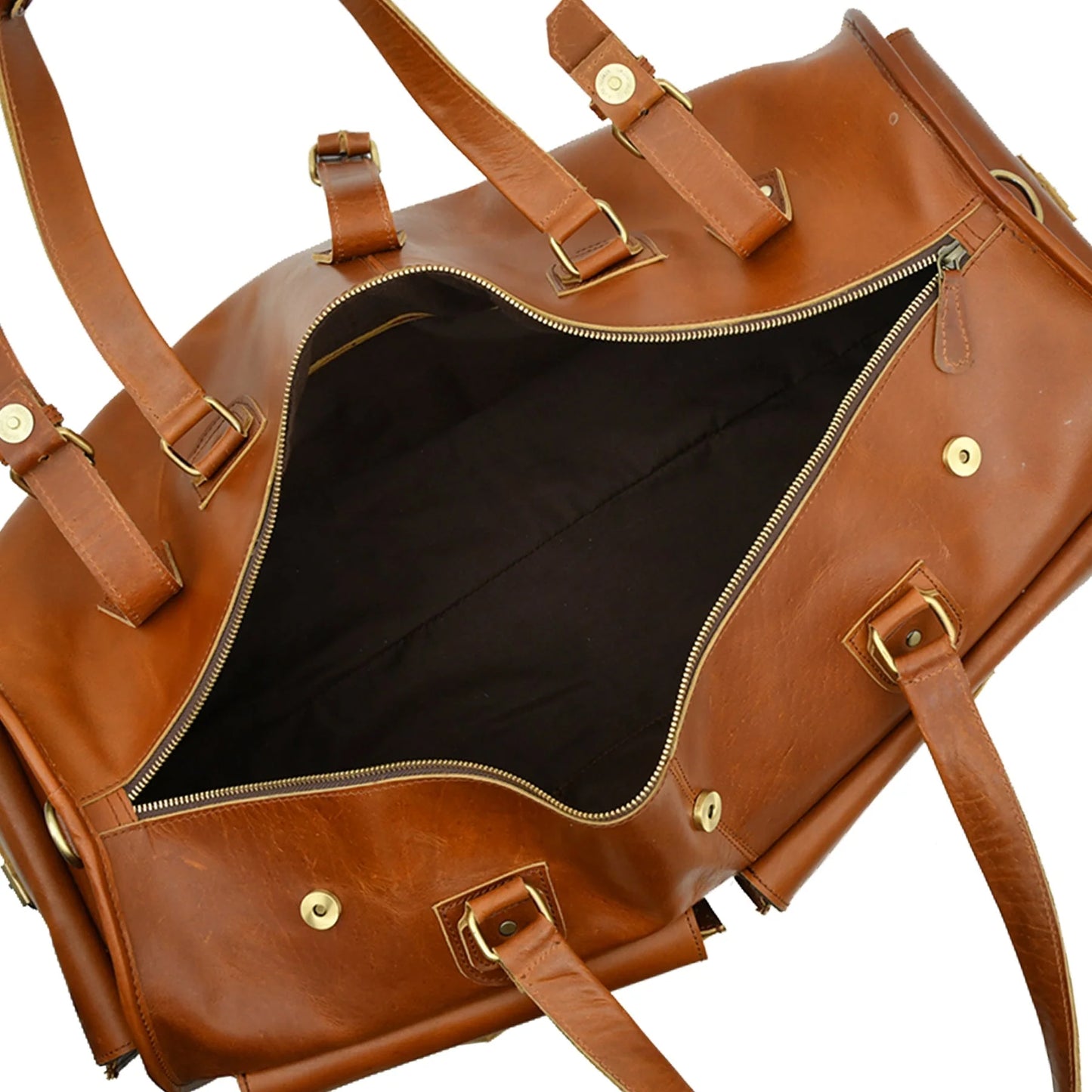 The Fenrich Voyager Duffel Bag Leather Duffle Bag