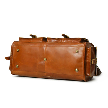 The Fenrich Voyager Duffel Bag Leather Duffle Bag