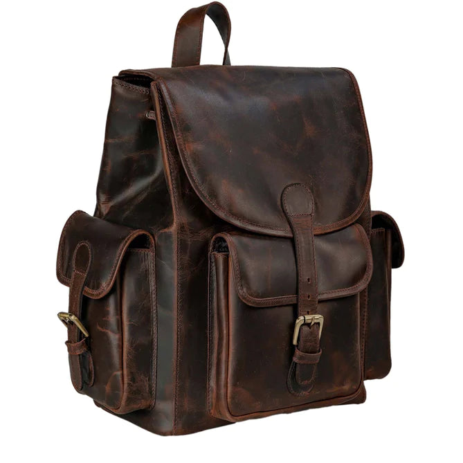 Buffed Outlaw Chapman Backpack leather backpack for both men and women