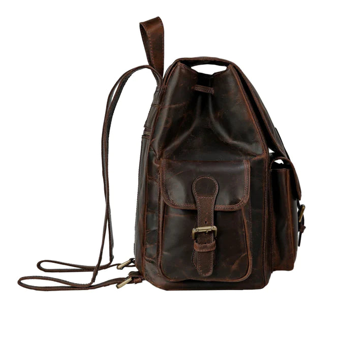 Buffed Outlaw Chapman Backpack leather backpack for both men and women