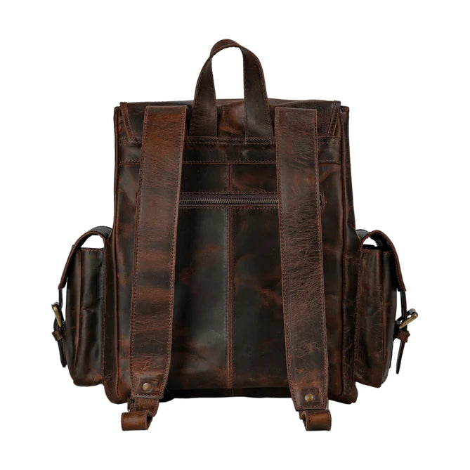 Buffed Outlaw Chapman Backpack leather backpack for both men and women