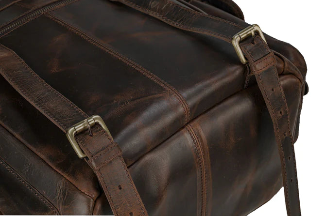 Buffed Outlaw Chapman Backpack leather backpack for both men and women