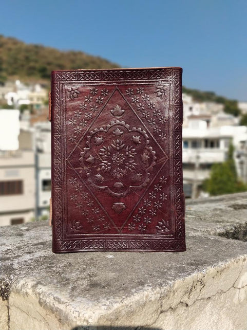 Ink & Legacy: Custom Memphis Leather Notebook Leather Journal