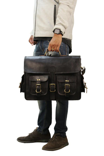 Classic Leather Messenger - Sebastian Edition Leather Messenger Bag