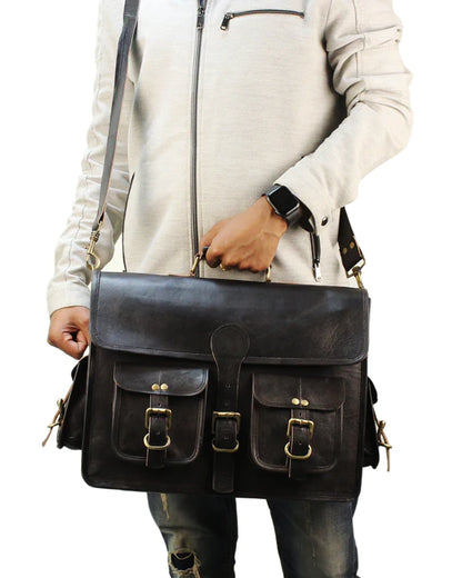 Classic Leather Messenger - Sebastian Edition Leather Messenger Bag