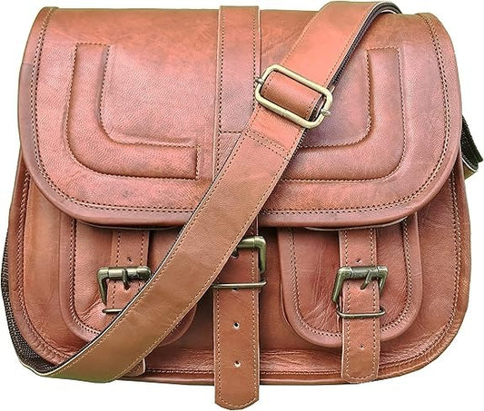 Rajeriya 13 Inch Crossbody Bag, Leather Crossbody Bag, Leather Tote Bag, Leather Crossbody Bag for Women