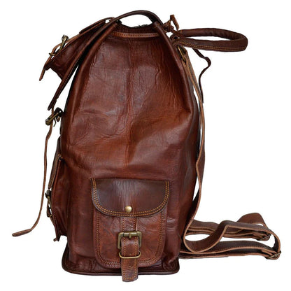 VenturePack Hiking Backpack - Spencer Edition leather unisex backpack, backpack for both men and women